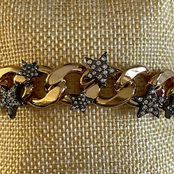 Betsey Johnson rhinestone star bracelet - Picture 3 of 10